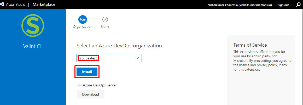 Azure marketplace