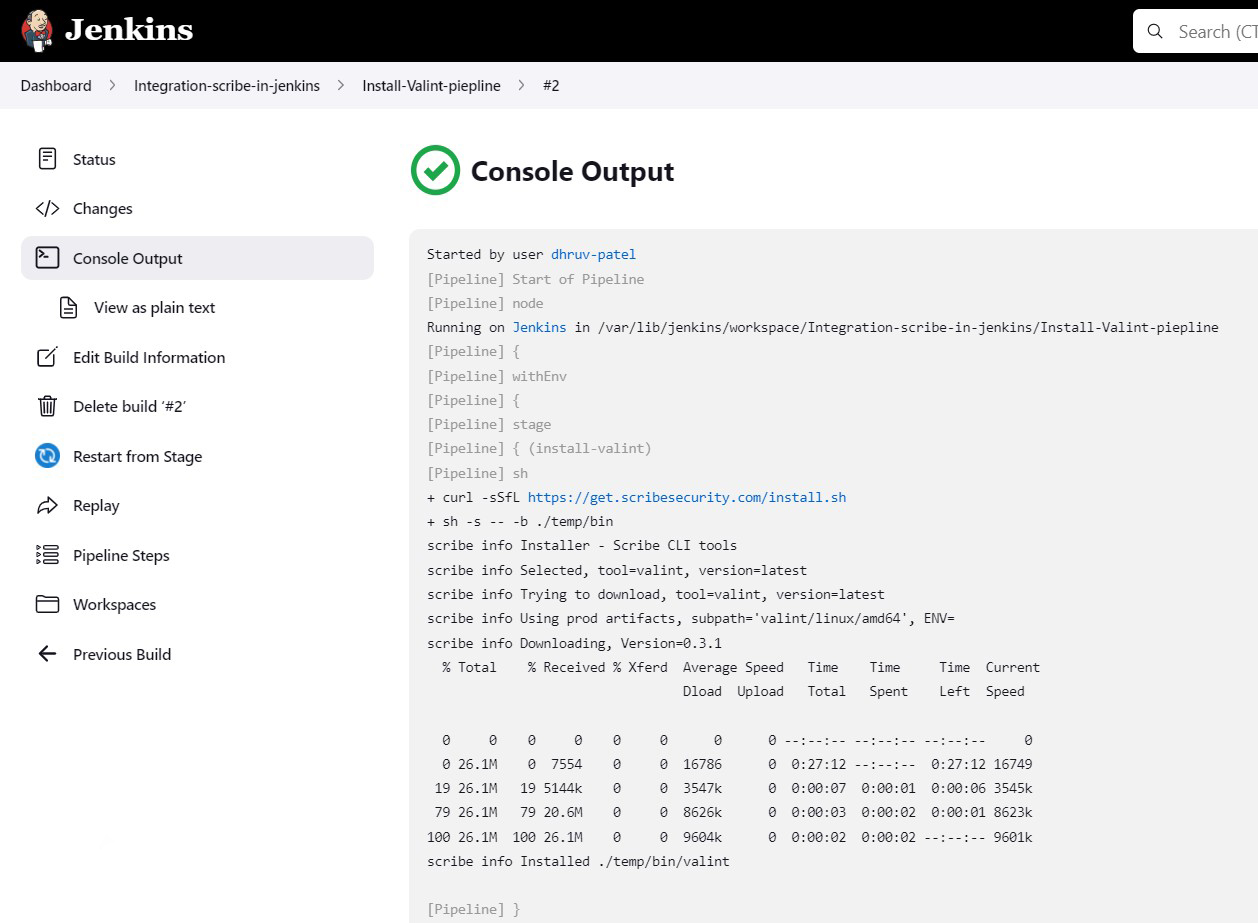 Jenkins Log